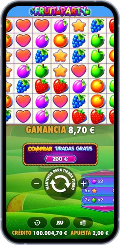 Gran ganancia en Fruit Party - Victoria de 8,70€